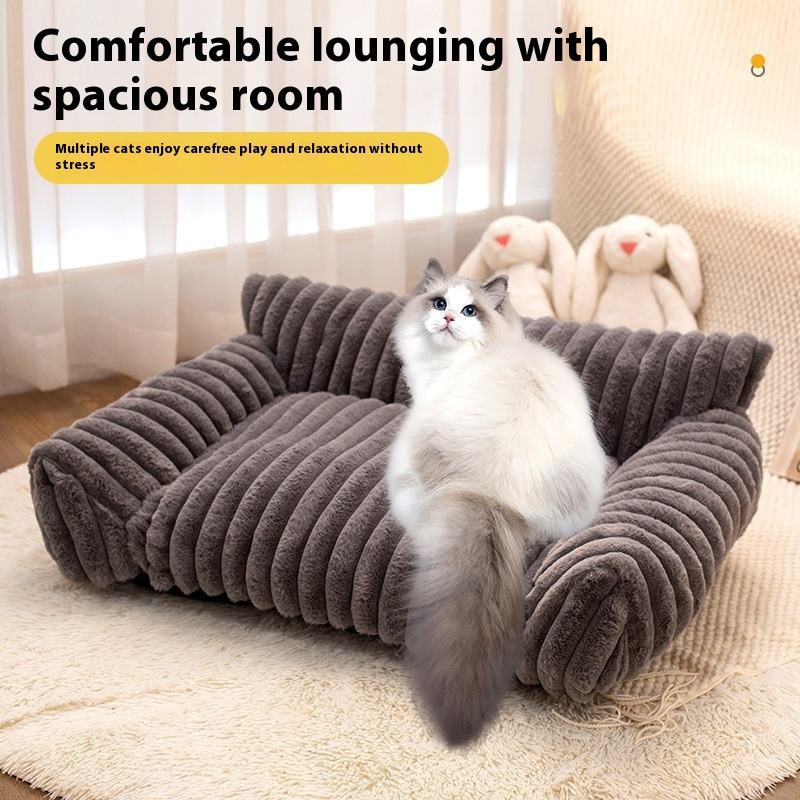 Big Rabbit Plush Eco-Friendly Pet Sofa Bed